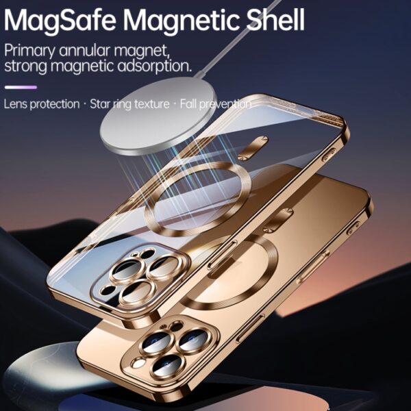 For iPhone 16 Pro Max Magsafe Schutzhülle/Case Cover mit Kamera Glas – Bild 6