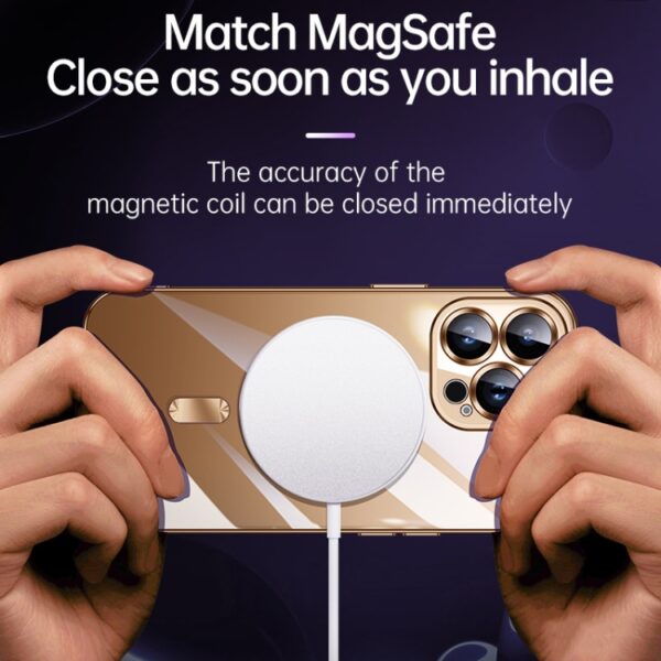 For iPhone 16 Pro Max Magsafe Schutzhülle/Case Cover mit Kamera Glas – Bild 2