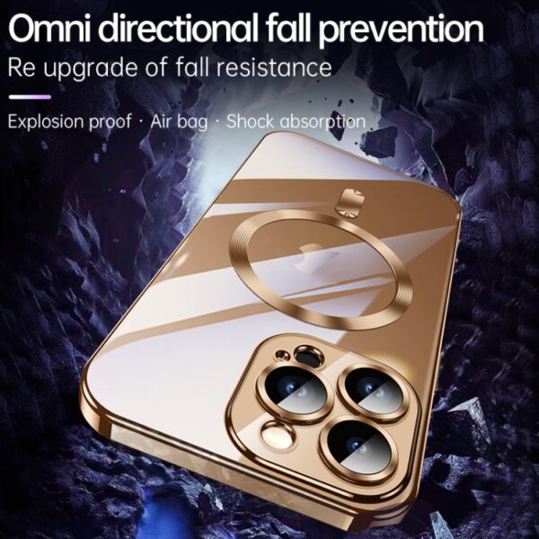 For iPhone 16 Pro Max Magsafe Schutzhülle/Case Cover mit Kamera Glas – Bild 7