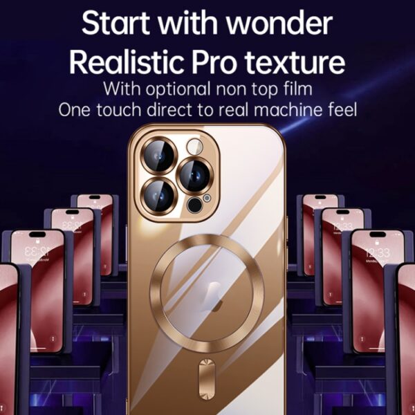 For iPhone 16 Pro Max Magsafe Schutzhülle/Case Cover mit Kamera Glas – Bild 3