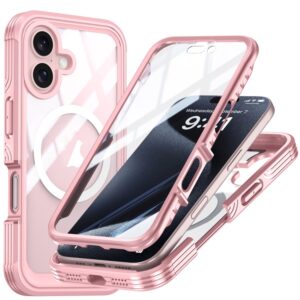 for iPhone 16 Outdoor PC + TPU 360° Magsafe Schutzhülle Case