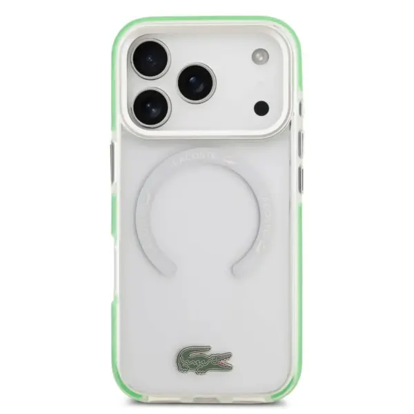 Lacoste for iPhone 17 Pro Max Smartphone Crocodile Magsafe Schutzhülle