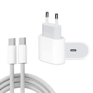 Für iPhone – Netzladegerät 30 Watt Typ-C + Typ-C Kabel