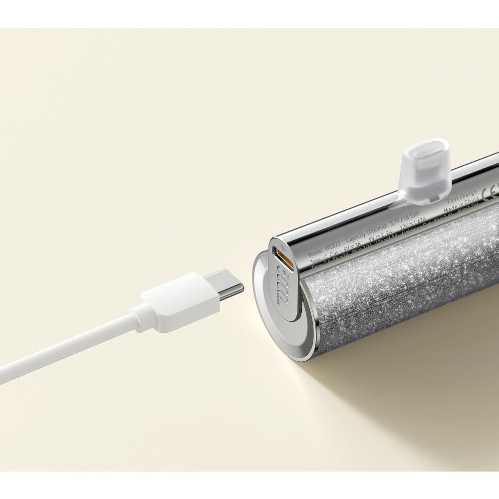 Power Bank 5000 mAh mit integriertem 8 Pin PD QC3.0 2.4A 12W PlugOn – Bild 5