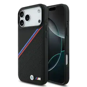 BMW M for iPhone 17 Pro Max Smartphone Magsafe Leder Schutzhülle