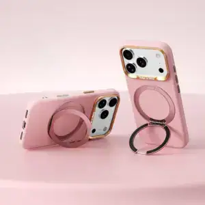Für iPhone 17/18 Pro/Max Magnetisch Metall Rotationshalter Magsafe Matt Schutzhülle